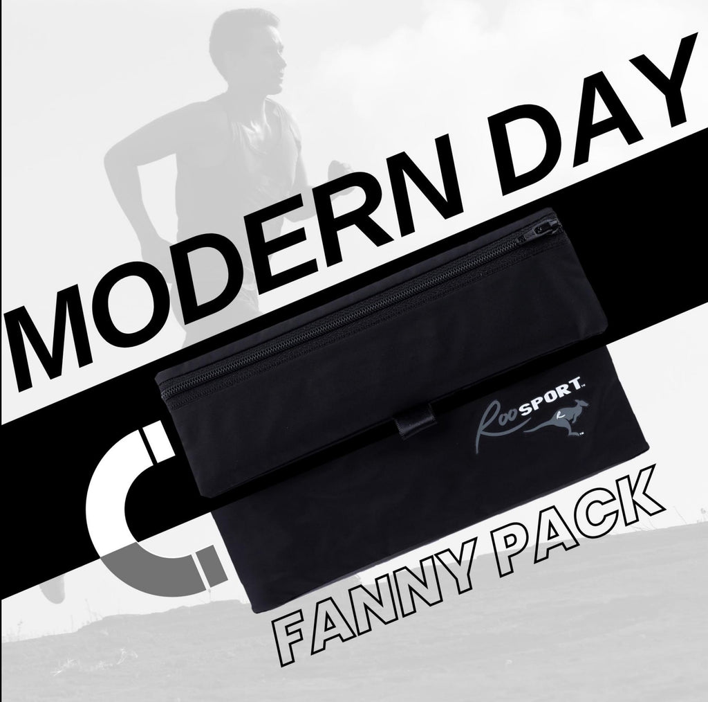 Gray RooSport, a modern fanny pack alternative