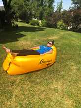 Self Inflating Lounger.  Comes in a small backpack.  Great for Concerts, ballgames, family gatherings, the beach, and more...