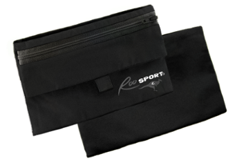 RooSport Small Black magnetic pocket, front view
